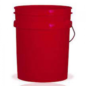 BUCKET 22L RED ROUND